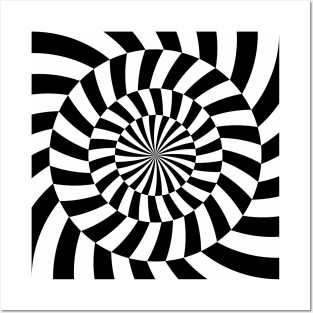 Op art abstract round mindf*ck Posters and Art